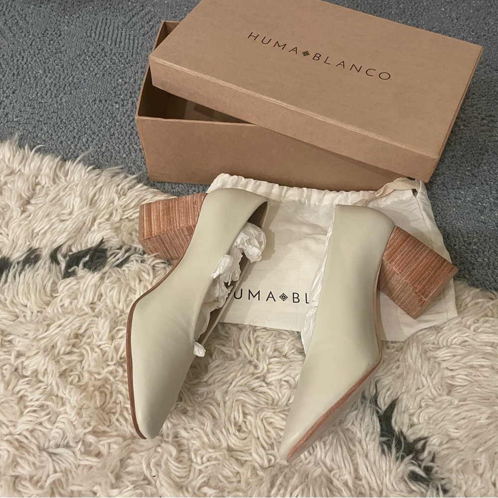 Huma Blanco Salvador Heels in Bone - Picture 6 of 11